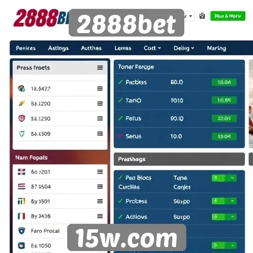 Análise das funcionalidades do site 2888bet